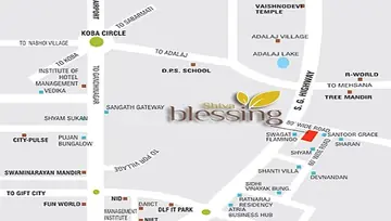 Project Image of 2 BHK Flat for Rent in Bansal Shiva Blessing Sargasan, Gandhinagar - Image 97891