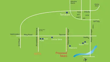 Project Image of 2 BHK Flat for Rent in Sangath IPL Terraces Gift City, Gandhinagar - Image 98325