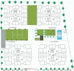 Project Image of 2 BHK Flat for Rent in Sangath IPL Terraces Gift City, Gandhinagar - Image 98324