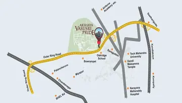 Project Image of 2 BHK Flat for Resale in Vasu Sri Pride Dundigal, Hyderabad - Image 98486