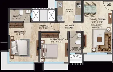 Project Image of 1 BHK Flat for Resale in Somani 72 East Andheri East, Mumbai - Image 99311