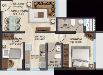Project Image of 1 BHK Flat for Resale in Somani 72 East Andheri East, Mumbai - Image 99314