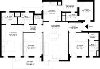 Project Image of 3 BHK Flat for Resale in Ireo The Corridors Sector 67A, Gurgaon - Image 100309