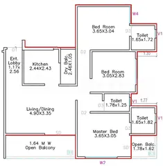 Project Image of 3 BHK Flat for Resale in Mantra Parkview Dhayari, Pune - Image 100073