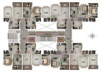 Project Image of 1 BHK Flat for Resale in BGC Kosmas Moshi, Pune - Image 100376