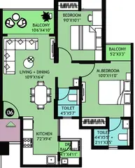 Project Image of 2 BHK Flat for Resale in Rama Krystal One Chikhali, Pune - Image 100450