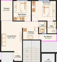 Project Image of 2 BHK Flat for Resale in Nexus Kinaara Chikhali, Pune - Image 100471