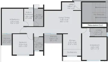 Project Image of 3 BHK Flat for Resale in NB Tower Moshi, Pune - Image 100494