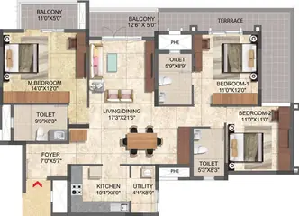 Project Image of 3 BHK Flat for Resale in Prestige Boulevard Whitefield, Bangalore - Image 101127