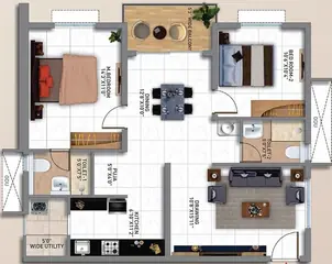 Project Image of 2 BHK Flat for Resale in My Home Tridasa Tellapur, Hyderabad - Image 101239