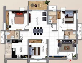 Project Image of 3 BHK Flat for Resale in My Home Tridasa Tellapur, Hyderabad - Image 101259