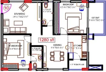 Project Image of 2 BHK Flat for Resale in Hallmark Vicinia Narsingi, Hyderabad - Image 101643