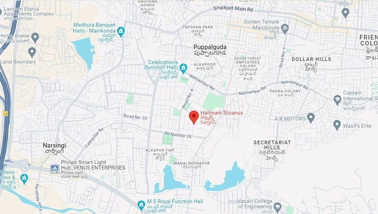 Project Image of 2 BHK Flat for Resale in Hallmark Silvanus, Manikonda - Image 101656