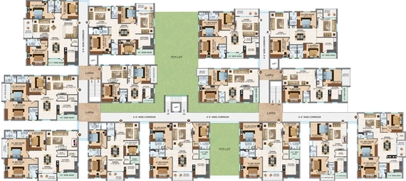 Project Image of 3 BHK Flat for Resale in Hallmark Primera The Hub, Manikonda - Image 101670