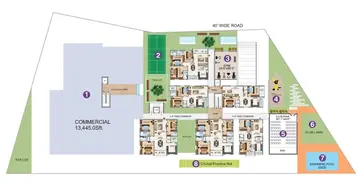 Project Image of 3 BHK Flat for Resale in Hallmark Primera The Hub Manikonda, Hyderabad - Image 101668