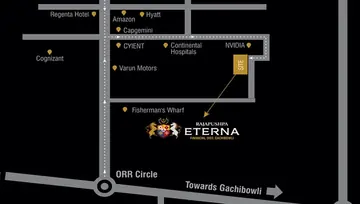 Project Image of 3 BHK Flat for Resale in Rajapushpa Eterna Financial District, Hyderabad - Image 102106