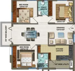 Project Image of 3 BHK Flat for Resale in Rajapushpa The Retreat Kokapet, Hyderabad - Image 102156