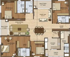 Project Image of 3 BHK Flat for Resale in Prestige Ivy League Hitech City, Hyderabad - Image 102205