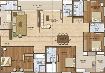Project Image of 4 BHK Flat for Resale in Prestige Ivy League Hitech City, Hyderabad - Image 102213