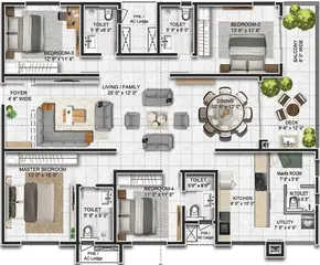 Project Image of 4 BHK Flat for Resale in Prestige Beverly Hills Kokapet, Hyderabad - Image 102234