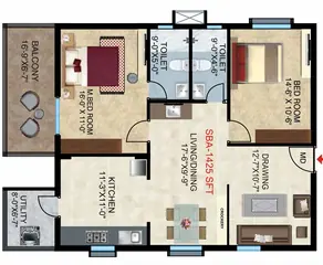 Project Image of 2 BHK Flat for Resale in Home Town Heights Yapral, Hyderabad - Image 103051