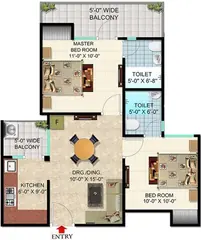 Project Image of 2 BHK Flat for Resale in SCC Blossom Raj Nagar Extension, Ghaziabad - Image 104980