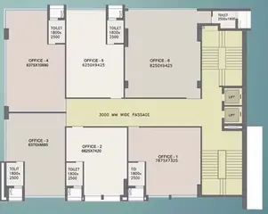 Project Image of Commercial Office Space for Rent in Merlin Matrix Salt Lake, Kolkata - Image 105096