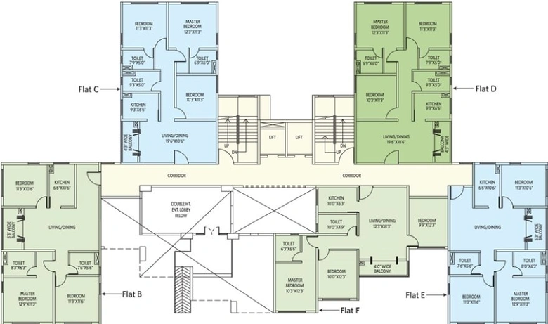 Project Image of 3 BHK Flat for Resale in Siddha Eden Lake Ville, BT Road - Image 106939