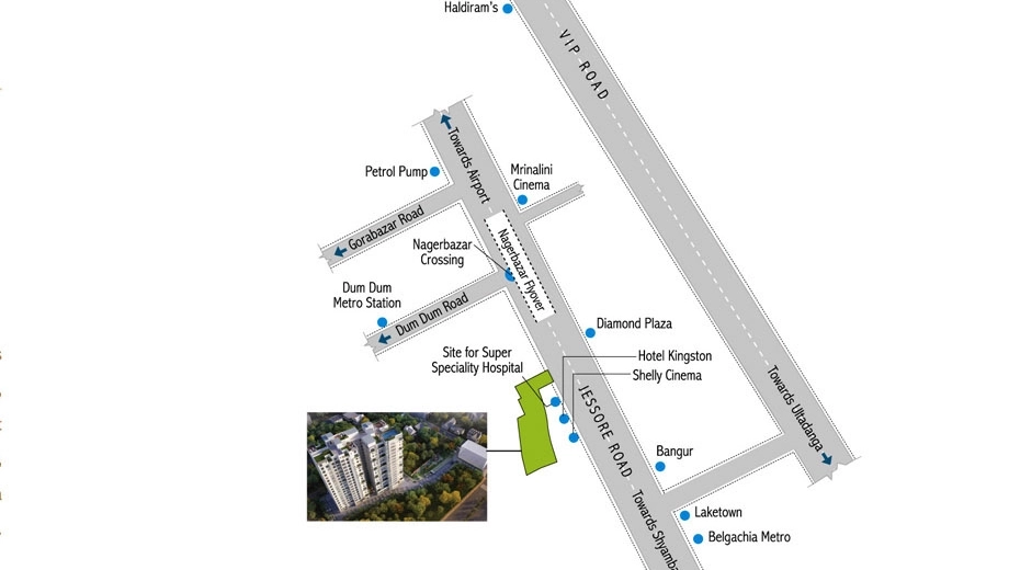 Project Image of 2 BHK Flat for Resale in Gangotri Identity, Dum Dum - Image 107308