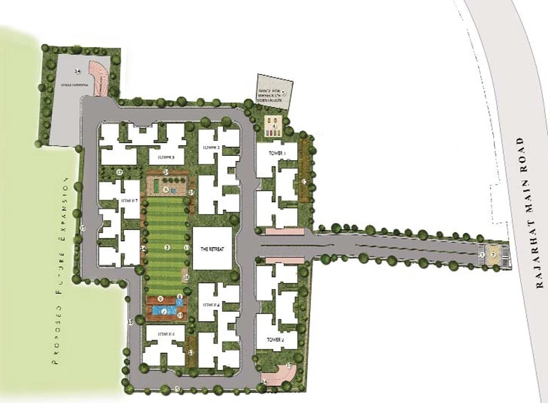 Project Image of 3 BHK Flat for Resale in Salarpuria Silveroak Estate, Rajarhat - Image 107357