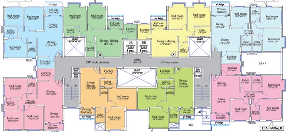 Project Image of 4 BHK Flat for Resale in Loharuka Urban Greens Phase 2, Rajarhat - Image 107402