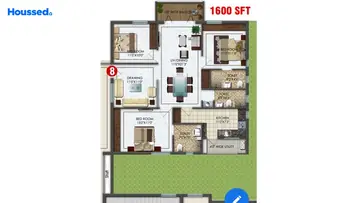 Project Image of 3 BHK Flat for Resale in Aditya Empress Towers Shaikpet, Hyderabad - Image 110189