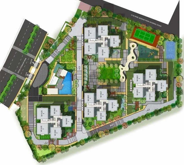 Project Image of 3 BHK Flat for Resale in Aparna Luxor Park, Kondapur - Image 110209