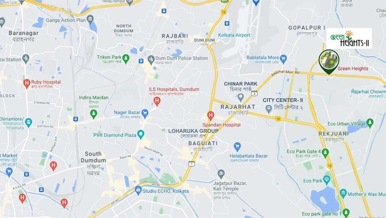 Project Image of 2 BHK Un-Furnished Flat for Rent in Loharuka Green Heights Phase 2, Rajarhat - Image 111105