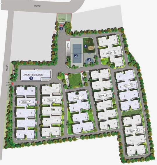 Project Image of 3 BHK Flat for Resale in Ramky One Marvel, Pragathi Nagar - Image 112445