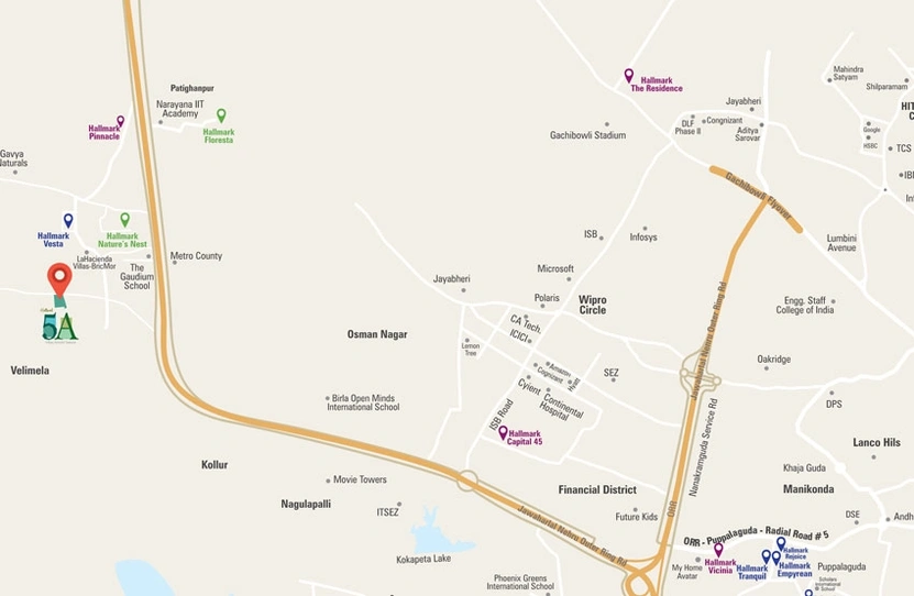 Project Image of 4 BHK House/Villa for Resale in Hallmark 5A, Kollur - Image 112477