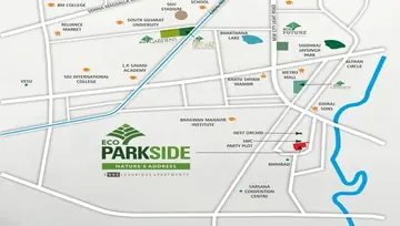 Project Image of 3 BHK Flat for Rent in Eco Parkside Bhimrad, Surat - Image 112619