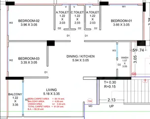 Project Image of 3 BHK Flat for Resale in Shrungal Nirvana Bamroli, Surat - Image 112729