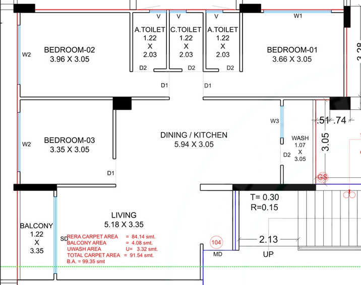 Project Image of 3 BHK Flat for Resale in Shrungal Nirvana, Bamroli - Image 112729
