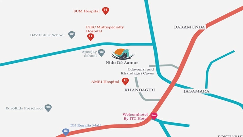 Project Image of 1 BHK Flat for Resale in Alltrade Nido De Aamor, Ghatikia - Image 113281