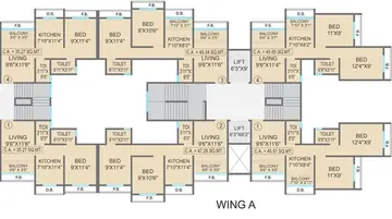 Project Image of 1 BHK Flat for Rent in Agarwal Paramount Virar West, Palghar - Image 114117