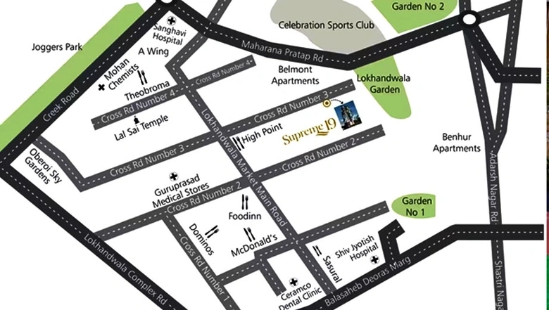 Project Image of 2 BHK Flat for Resale in Supreme 19, Andheri West - Image 114564