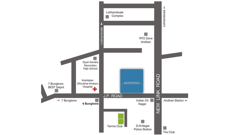 Project Image of 3 BHK Flat for Resale in HDIL Metropolis Residences, Andheri West - Image 114830