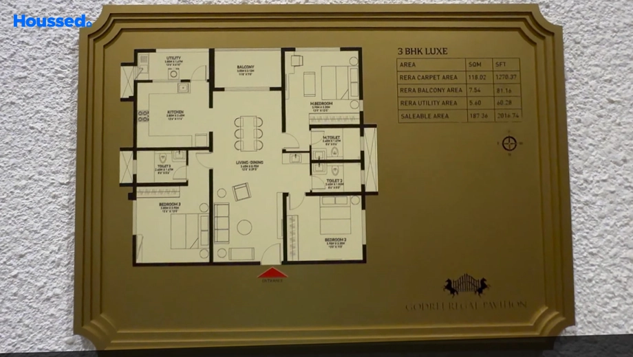 Project Image of 3 BHK Flat for Resale in Godrej Regal Pavilion, Rajendra Nagar - Image 115570