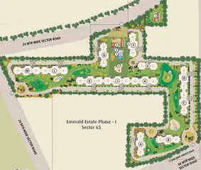 Project Image of 3 BHK Flat for Rent in Emaar Emerald Estate Sector 65, Gurgaon - Image 116411