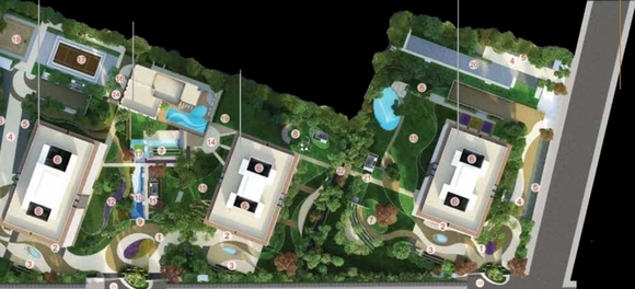 Project Image of 3 BHK Semi-Furnished Flat for Rent in Mahindra Luminare, Sector 59 - Image 117131