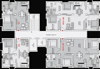 Sample Apartment of 1 BHK Flat for Resale in Utkal Brahmalok Balianta, Bhubaneswar - Image 17629