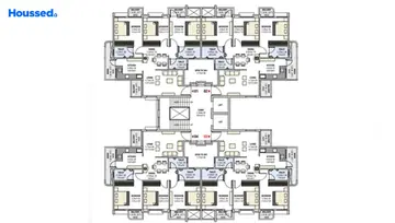 Floor Plan of 3 BHK Flat for Resale in New Manish Nagar, Nagpur - Image 1933