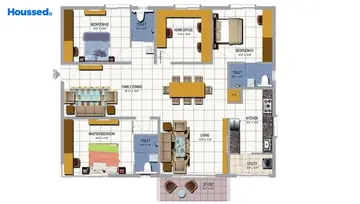 Sample Apartment of 3 BHK Flat for Resale in Urbanrise The World Of Joy Miyapur, Hyderabad - Image 3869