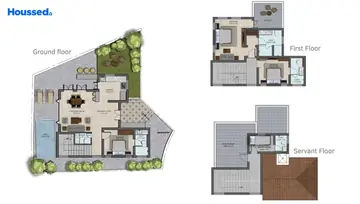Sample Apartment of 3 BHK Gated Villa for Resale in Assagao, Goa - Image 4214